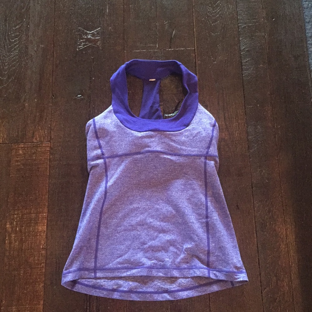 Purple Lulu lemon tank size 6